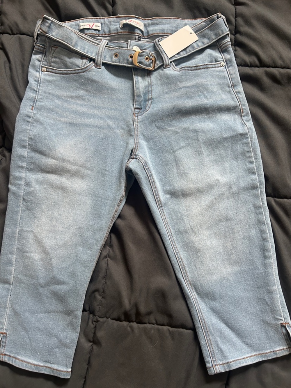 NWT VIGOSS Capri Jeans Size 5/27 Marley Mid Rise Stretch Light Wash